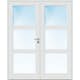 Tofløyet Dør Bygg1 Stil 3 Glass