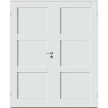 Tofløyet Dør Bygg1 Stil 3 med Karmsett