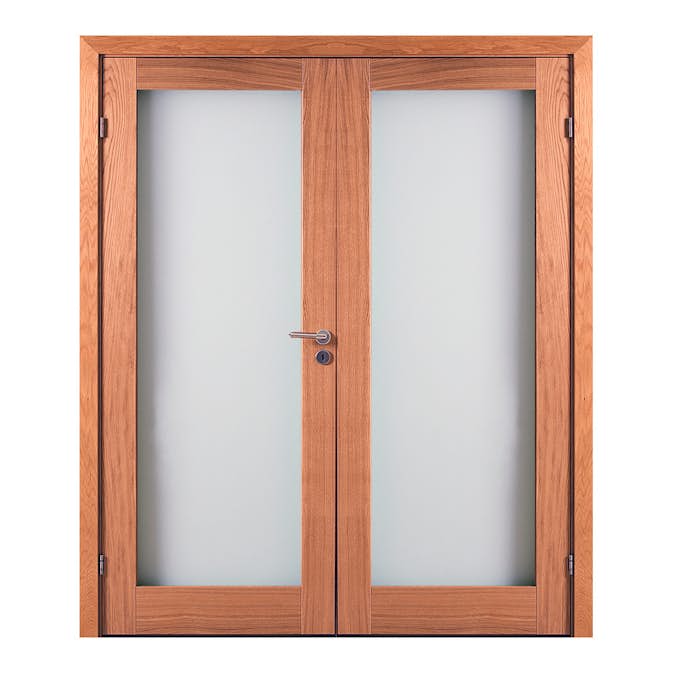 Tofløyet Dør Bygg1 Stil 1 Eik Glass