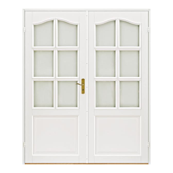 Tofløyet Dør Scanflex Pernilla Hvit Klarglass 2x3