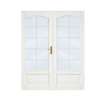 Tofløyet Dør Scanflex Pernilla Hvit Klarglass 2x5