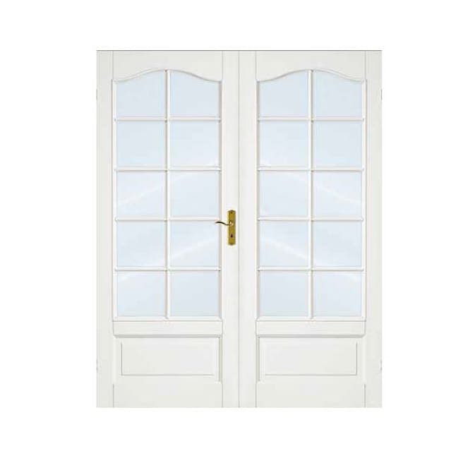 Tofløyet Dør Scanflex Pernilla Hvit Klarglass 2x5