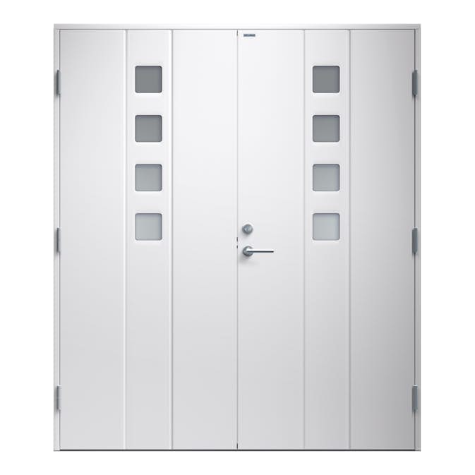 Tofløyet Ytterdør Diplomat Maud Klart Glass