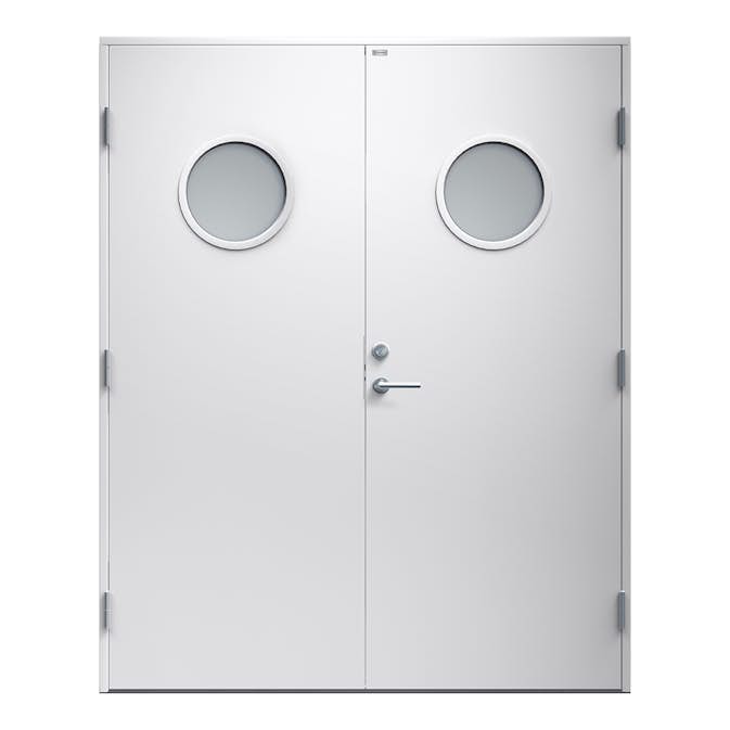 Tofløyet Ytterdør Diplomat Rose Klart Glass