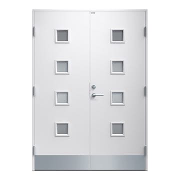 Tofløyet Ytterdør Diplomat Tonje Klart Glass