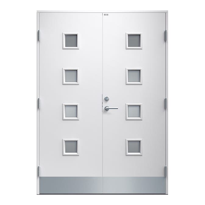 Tofløyet Ytterdør Diplomat Tonje Klart Glass