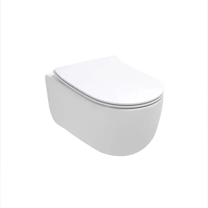 Vegghengt Toalett Olympia Virvel Skyll med Sete