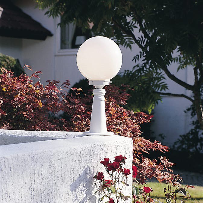 Utelampe Gnosjö Konstsmide Arcturus E27 Hvit uten Stolpe