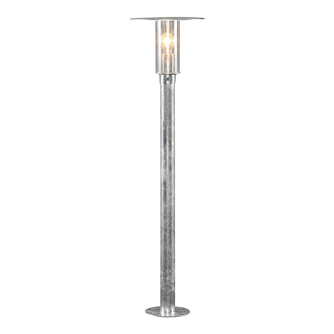 Utelampe Gnosjö Konstsmide Mode Galvanisert med Stolpe