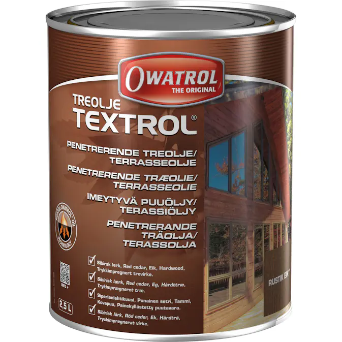 Treolje Owatrol Textrol med Farge