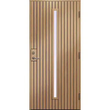 Ytterdør Gilje Trym Klarglass med Dekorlaminat