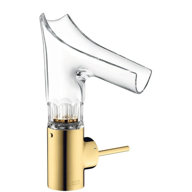 Servantbatteri Axor Starck V med Slipt Glass