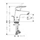Servantbatteri Hansgrohe Logis 70