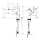 Tvättställsblandare Hansgrohe Talis E 150