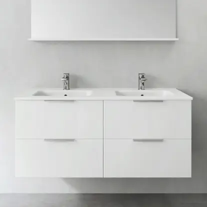 Tvättställsskåp Hafa Shape 1200 Dubbel utan Tvättställ