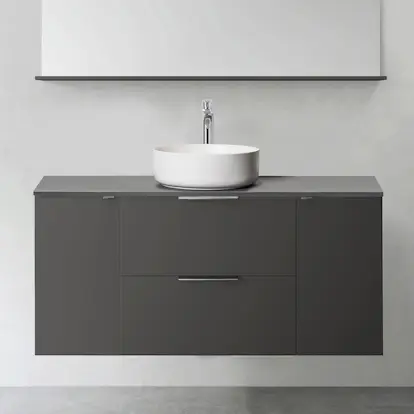 Tvättställsskåp Hafa Shape 600 med 2 st Sidomodul 300 utan Tvättställ