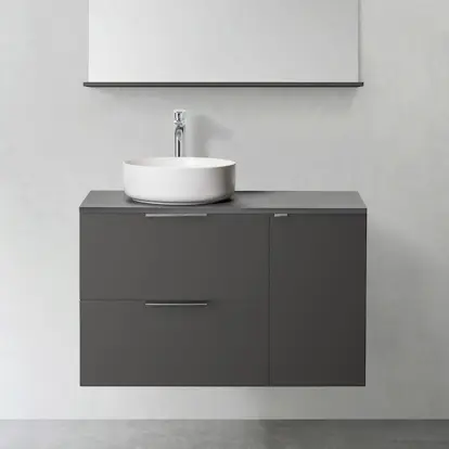 Tvättställsskåp Hafa Shape med Sidomodul 300 utan Tvättställ