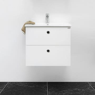Tvättställsskåp 4AQUA Slim H Med 2 Lådor