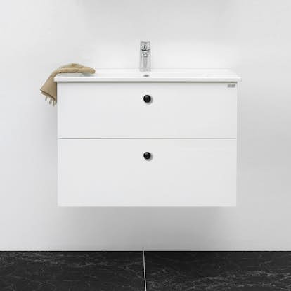 Tvättställsskåp 4AQUA Slim H Med 2 Lådor