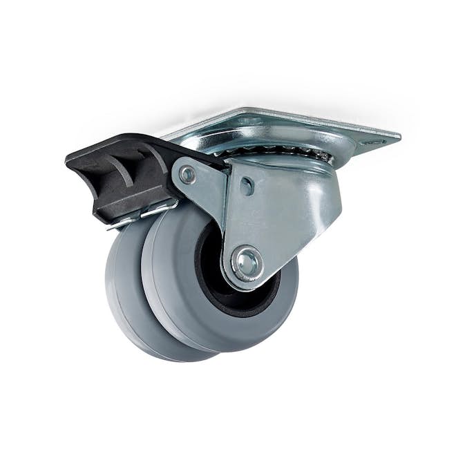 Møbelhjul Habo 4105 med Brems 50 mm