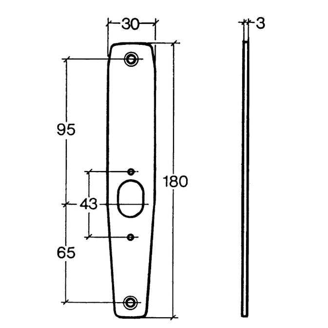 Bunnplate ASSA Abloy Fix 4285