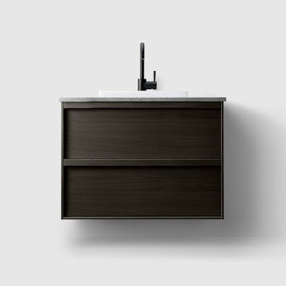 Tvättställsskåp Haven H2/80 med Stenskiva och Handfat