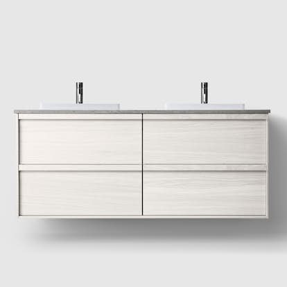 Tvättställsskåp Haven H2/140 med Stenskiva och Handfat