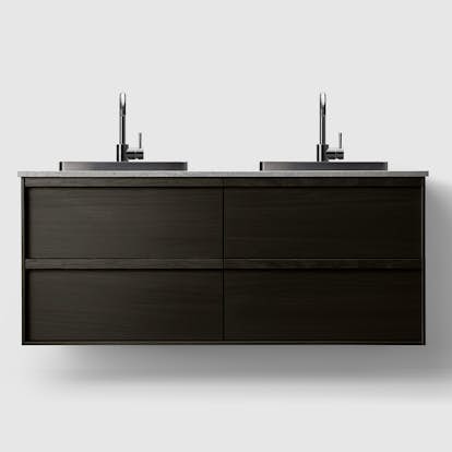 Tvättställsskåp Haven H2/140 med Stenskiva och Handfat