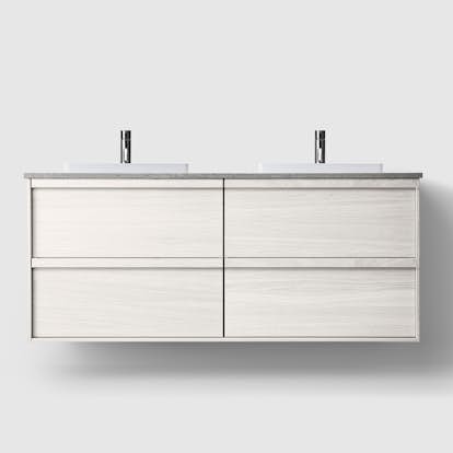 Tvättställsskåp Haven H2/140 med Stenskiva och Handfat