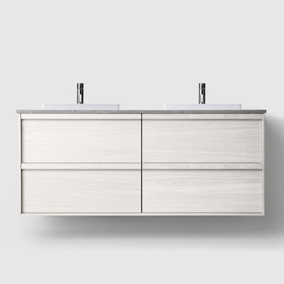 Tvättställsskåp Haven H2/140 med Stenskiva och Handfat