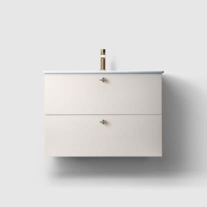 Tvättställsskåp Haven H3/80 med Porslinshandfat