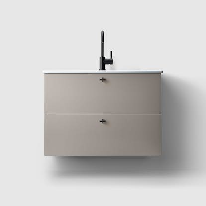 Tvättställsskåp Haven H3/80 med Porslinshandfat