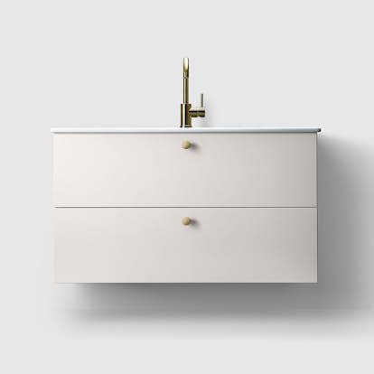 Tvättställsskåp Haven H3/100 med Porslinshandfat