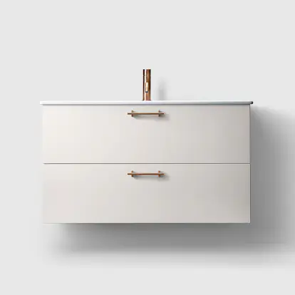 Tvättställsskåp Haven H3/100 med Porslinshandfat