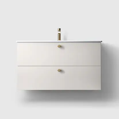 Tvättställsskåp Haven H3/100 med Porslinshandfat