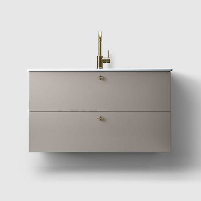 Tvättställsskåp Haven H3/100 med Porslinshandfat