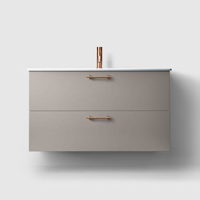 Tvättställsskåp Haven H3/100 med Porslinshandfat