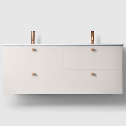 Tvättställsskåp Haven H3/140 med Porslinshandfat