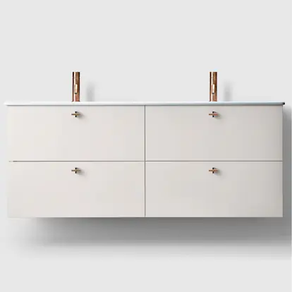 Tvättställsskåp Haven H3/140 med Porslinshandfat