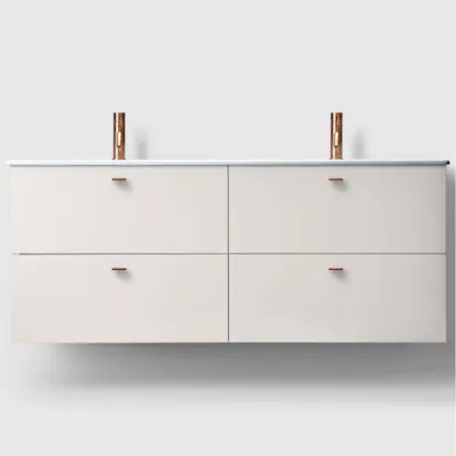 Tvättställsskåp Haven H3/140 med Porslinshandfat