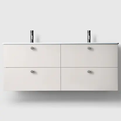 Tvättställsskåp Haven H3/140 med Porslinshandfat