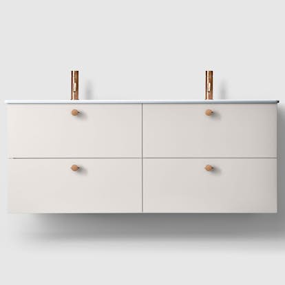 Tvättställsskåp Haven H3/140 med Porslinshandfat