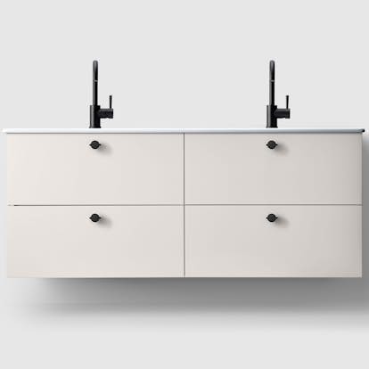 Tvättställsskåp Haven H3/140 med Porslinshandfat