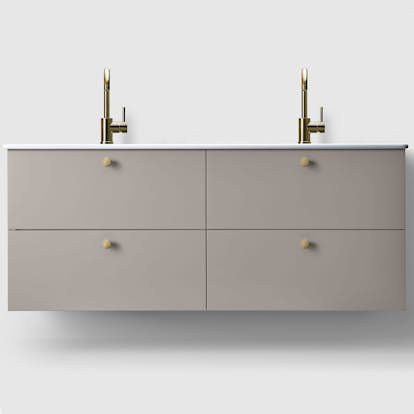 Tvättställsskåp Haven H3/140 med Porslinshandfat