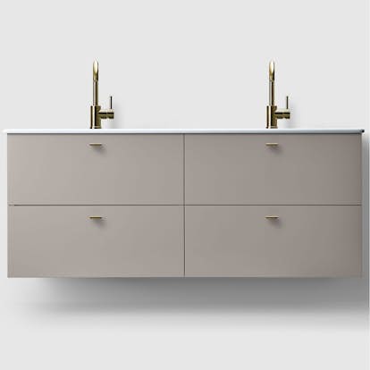 Tvättställsskåp Haven H3/140 med Porslinshandfat