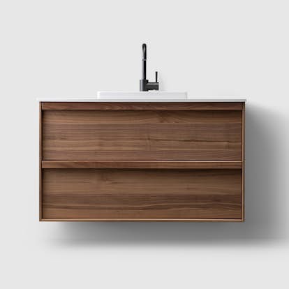 Tvättställsskåp Haven H2/100 med Stenskiva och Handfat