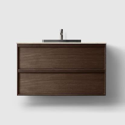 Tvättställsskåp Haven H2/100 med Stenskiva och Handfat