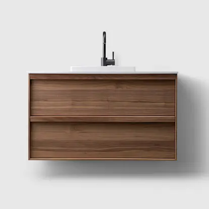 Tvättställsskåp Haven H2/100 med Stenskiva och Handfat