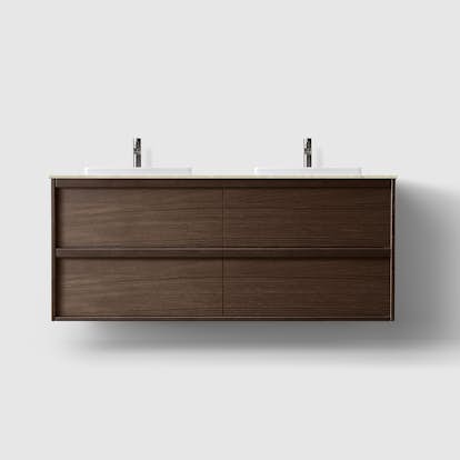 Tvättställsskåp Haven H2/140 med Stenskiva och Handfat