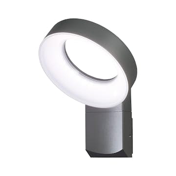 Vegglampe Gnosjö Konstsmide Asti LED High Power Mørk Grå